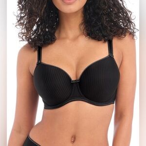 NEW FREYA‎ IDOL Black SIZE 32I UNDERWIRE MOLDED CUP T-SHIRT BRA NWT Sexy Support
